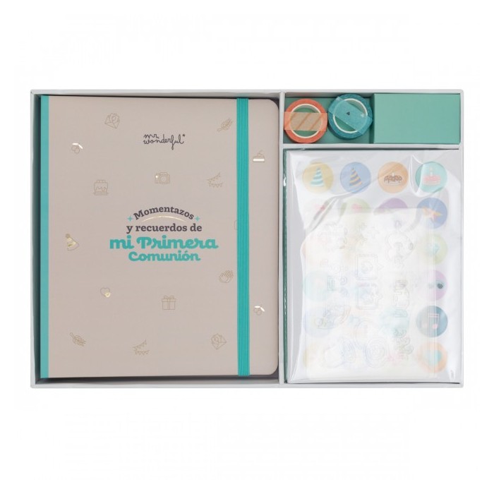 KIT DE ÁLBUM DE FOTOS SCRAPBOOKING - MOMENTAZOS Y 