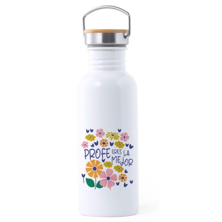 BOTELLA ACERO INOX - PROFE ERES LA MEJOR