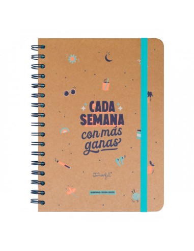 AGENDA WONDER 2024-2025 SEMANAL - CADA SEMANA,