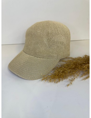 GORRA RAFIA BEIGE