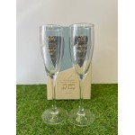 SET 2 COPAS DE CAVA QUE SE ENTERE EL MUNDO ENTERO