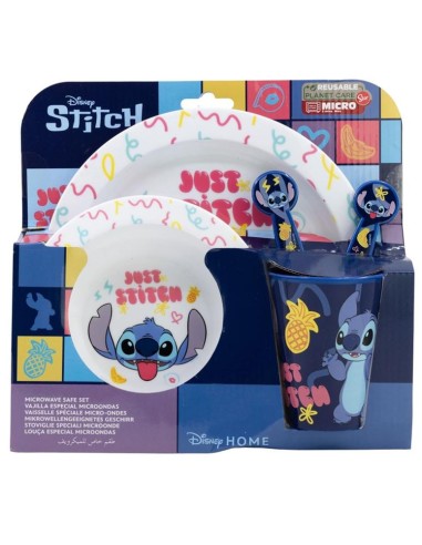 VAJILLA INFANTIL STITCH