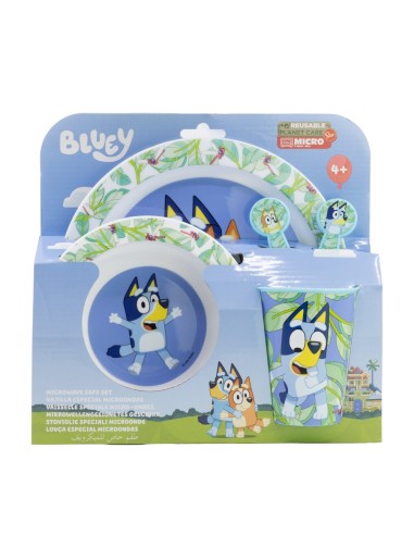 SET VAJILLA INFANTIL BLUEY