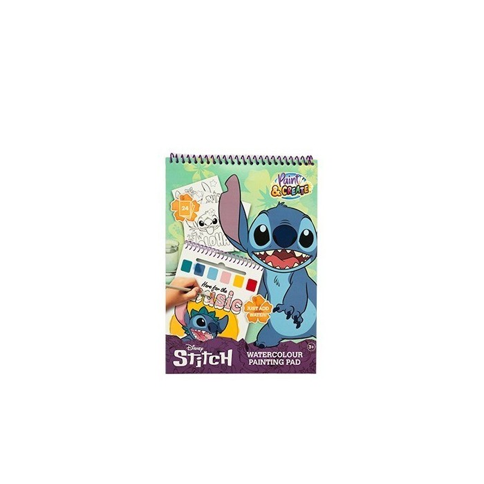 LIBRO DIBUJOS ACUARELAS STITCH