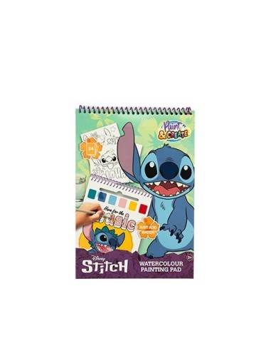 LIBRO DIBUJOS ACUARELAS STITCH