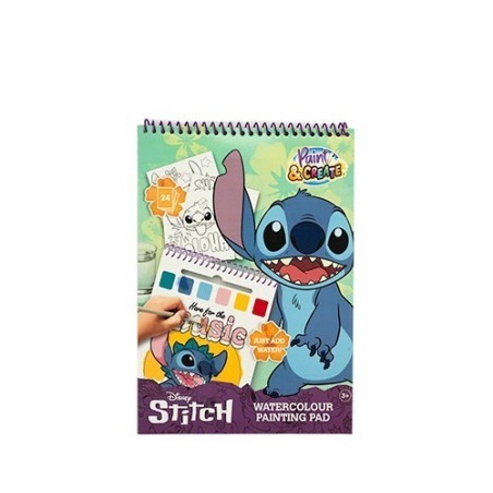 LIBRO DIBUJOS ACUARELAS STITCH