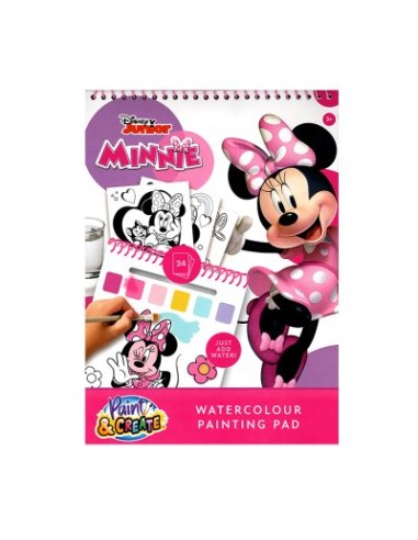 LIBRO DIBUJOS ACUARELAS MINNIE