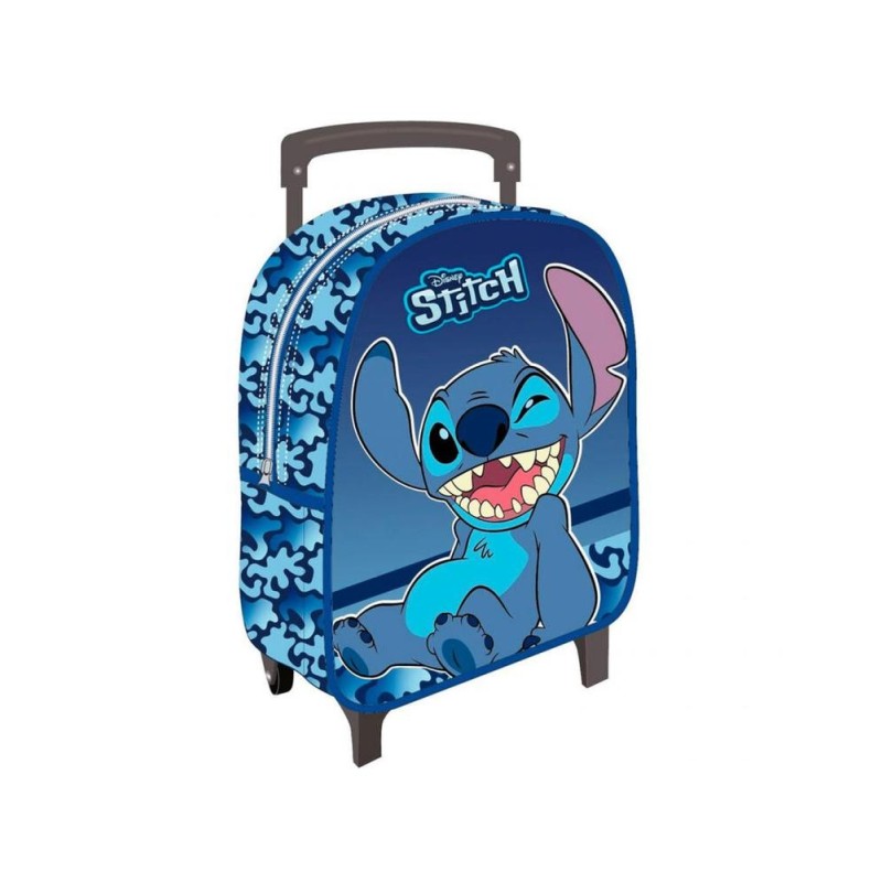 MOCHILA TROLEY STITCH AZUL
