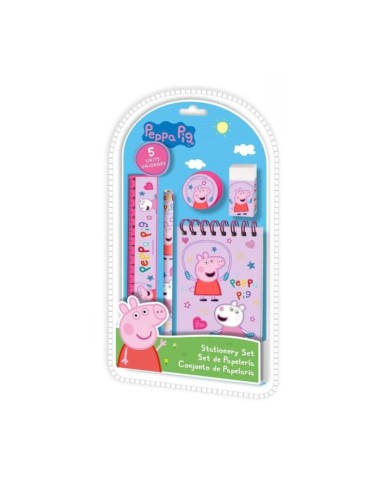 SET PAPELERÍA PEPPA PIG