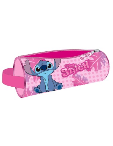 ESTUCHE PORTATODO STITCH ROSA