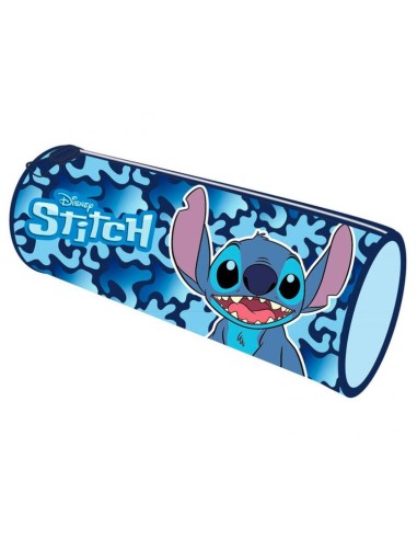 ESTUCHE PORTATODO STITCH AZUL