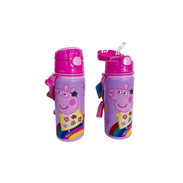 CANTIMPLORA ALUMINIO 600ML PEPPA PIG