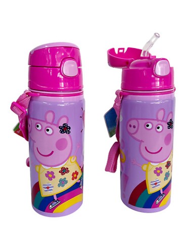 CANTIMPLORA ALUMINIO 600ML PEPPA PIG