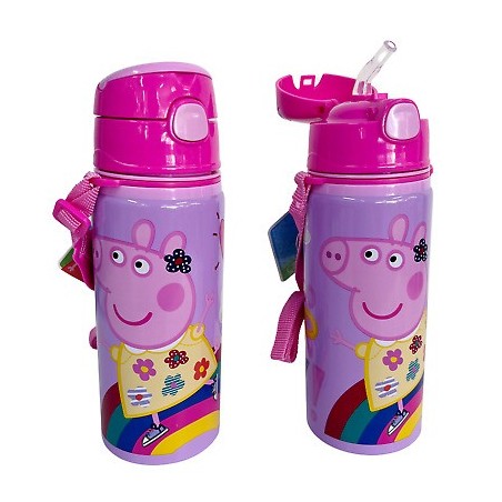 CANTIMPLORA ALUMINIO 600ML PEPPA PIG
